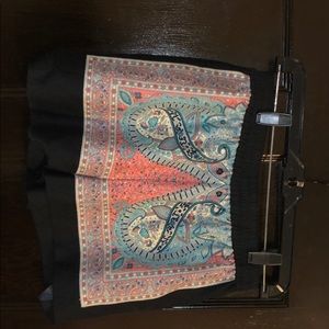 BCBG black pattern shorts, size Small, worn once